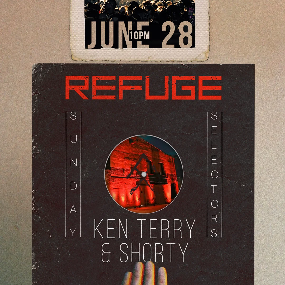REFUGE Sound Selector Sunday - DJ Event Instagram Flyer Design